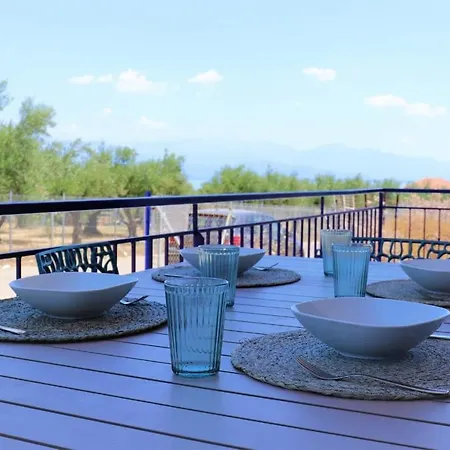 Blue Cocoon - Messinia Peloponnese- Rooftop Sea View 550 M From Next To Kalamata Koroni Costa Navarino Villa Chrani