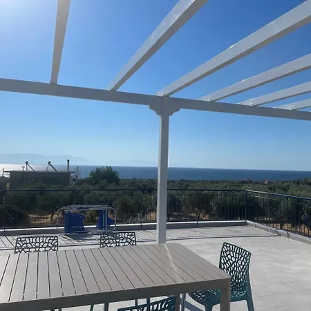 Blue Cocoon - Messinia Peloponnese- Rooftop Sea View 550 M From Next To Kalamata Koroni Costa Navarino Villa