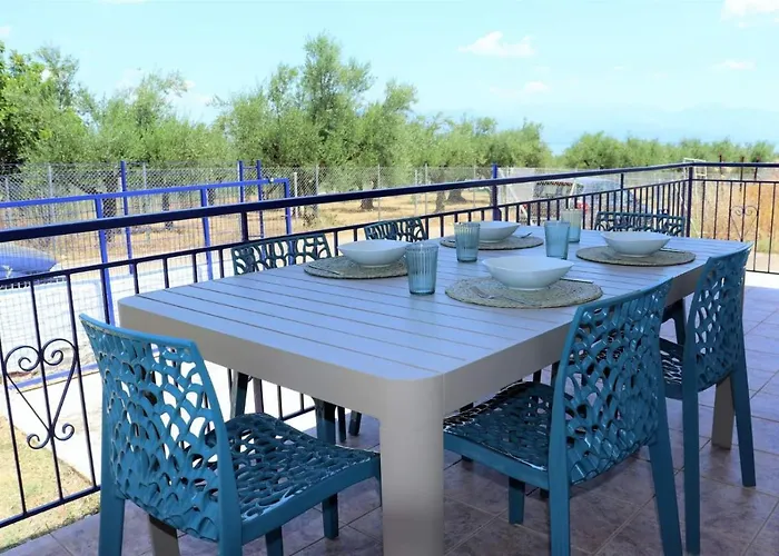 Βίλα Blue Cocoon - Messinia Peloponnese- Rooftop Sea View 550 M From Next To Kalamata Koroni Costa Navarino