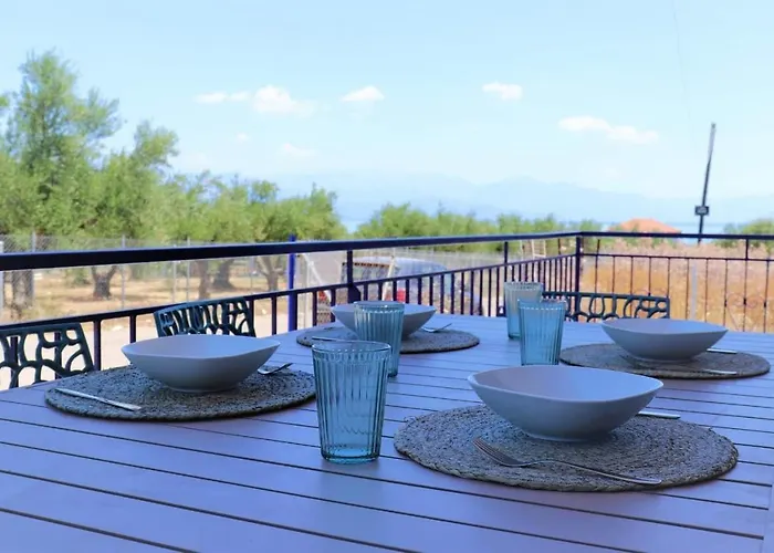Blue Cocoon - Messinia Peloponnese- Rooftop Sea View 550 M From Next To Kalamata Koroni Costa Navarino Villa Hráni