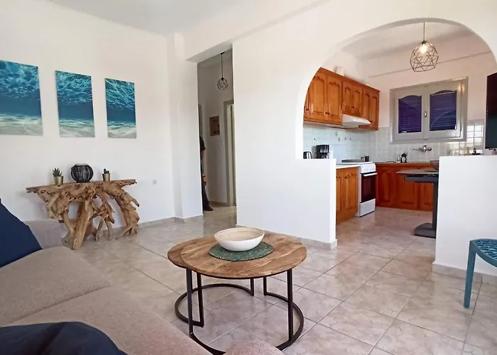 Villa Blue Cocoon - Messinia Peloponnese- Rooftop Sea View 550 M From Next To Kalamata Koroni Costa Navarino Hráni