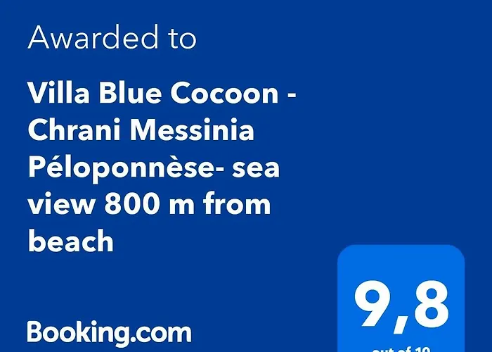 Blue Cocoon - Messinia Peloponnese- Rooftop Sea View 550 M From Next To Kalamata Koroni Costa Navarino Βίλα *